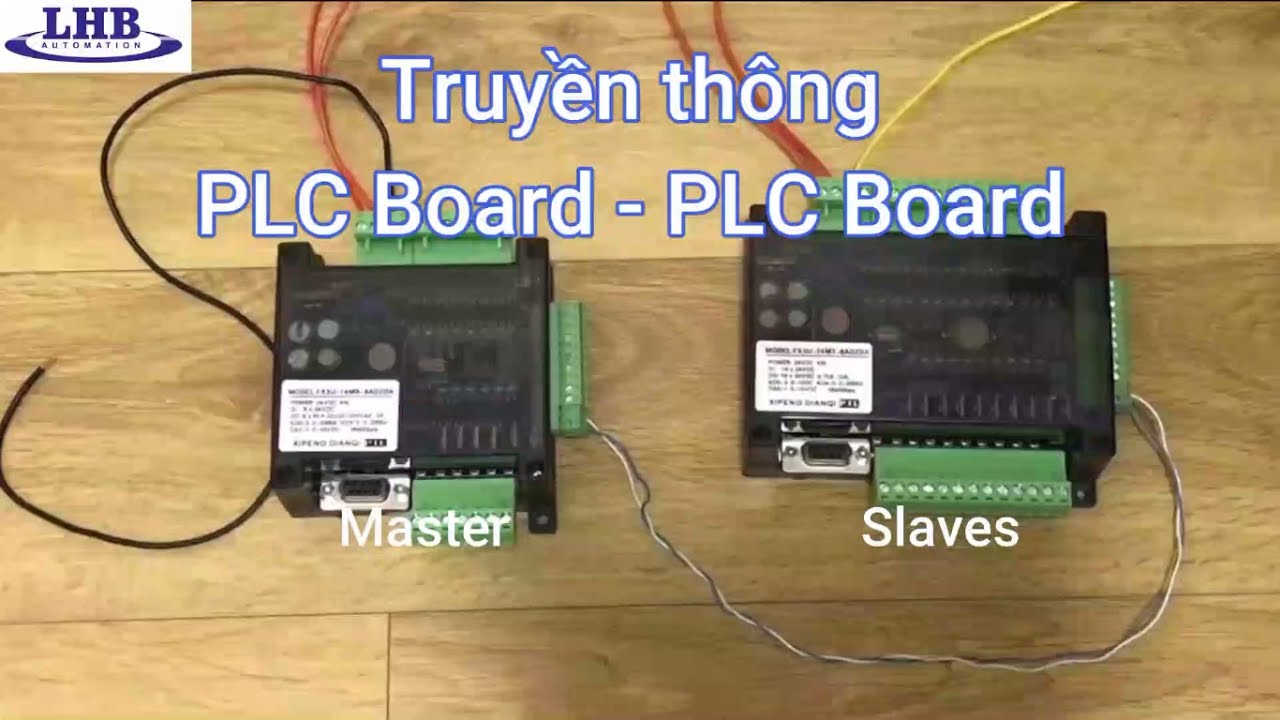 Truyền thông RS485 giữa 2 PLC Board / Master and Slaves | LHB