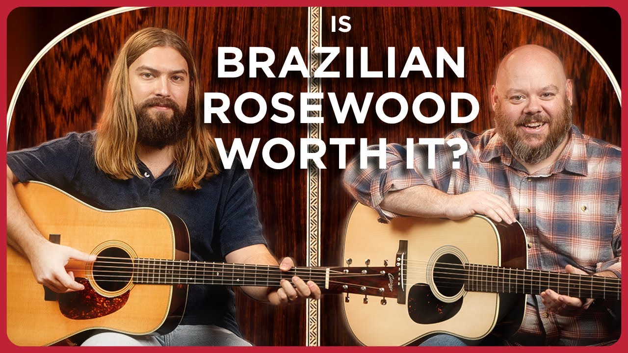 Is Brazilian Rosewood Worth It? Collings D2H Brazilian vs. Martin Custom Shop Authentic