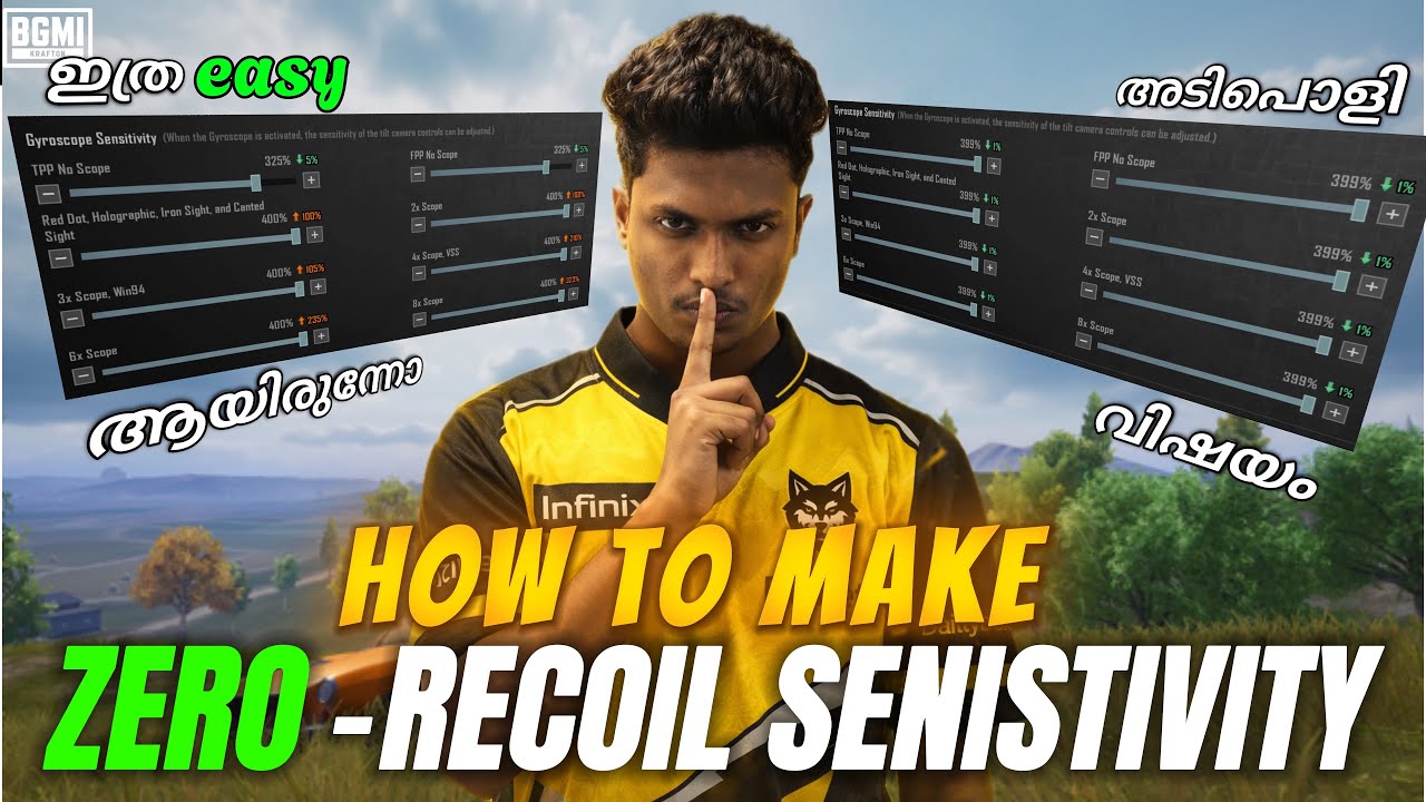 Make Your Own Zero Recoil Sensi Like Pro 💯🔥| 2026 Zero recoil sensitivity exposed😱| BGMI | @GODZIyt