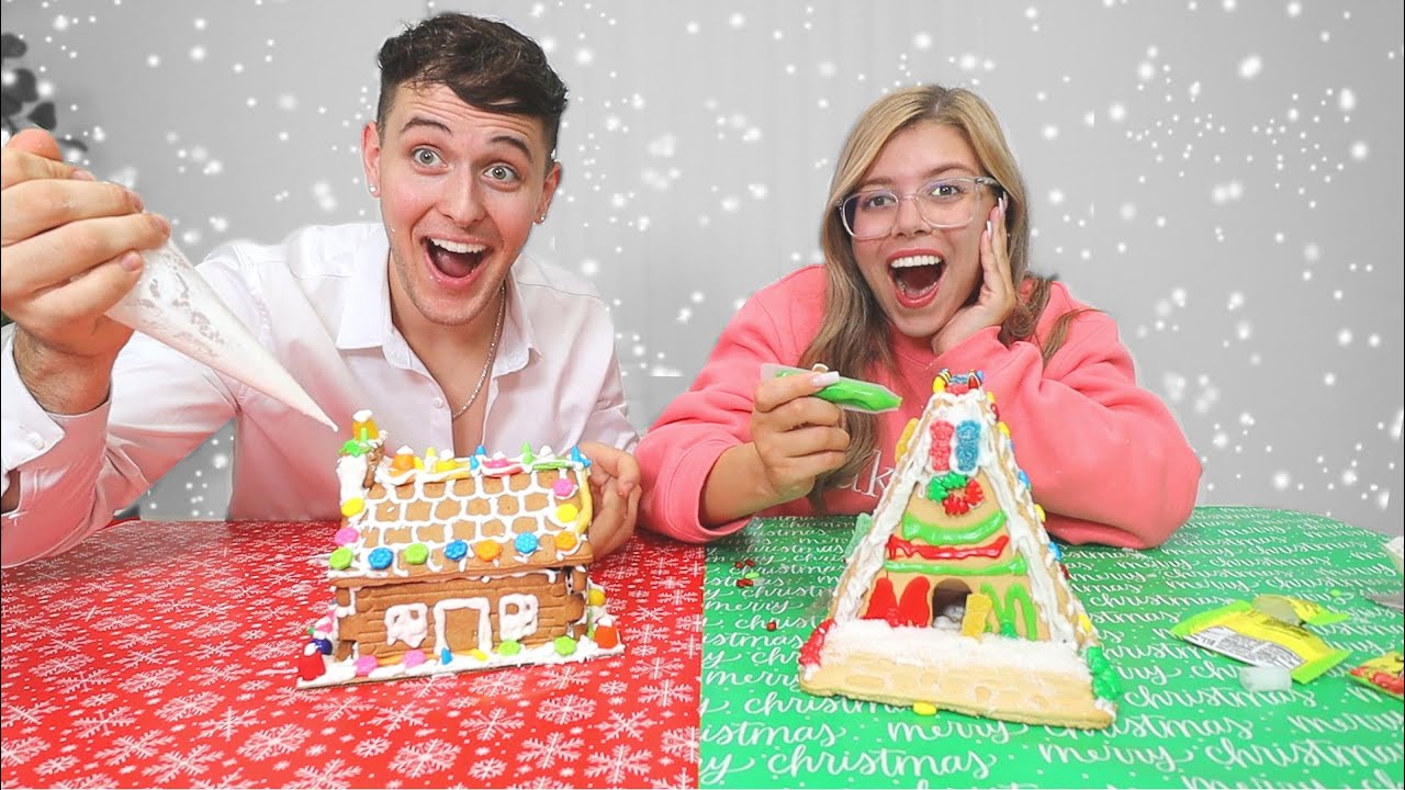 Our Attempt At A Gingerbread House Competition!!!