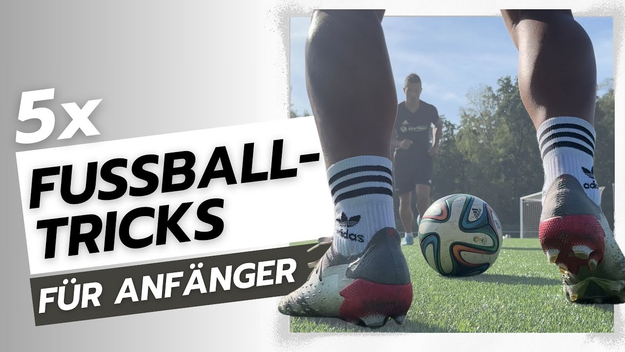 Lerne 5 Fußball Tricks für Anfänger auf engem Raum I Gewinne jede Eins gegen Eins Situation
