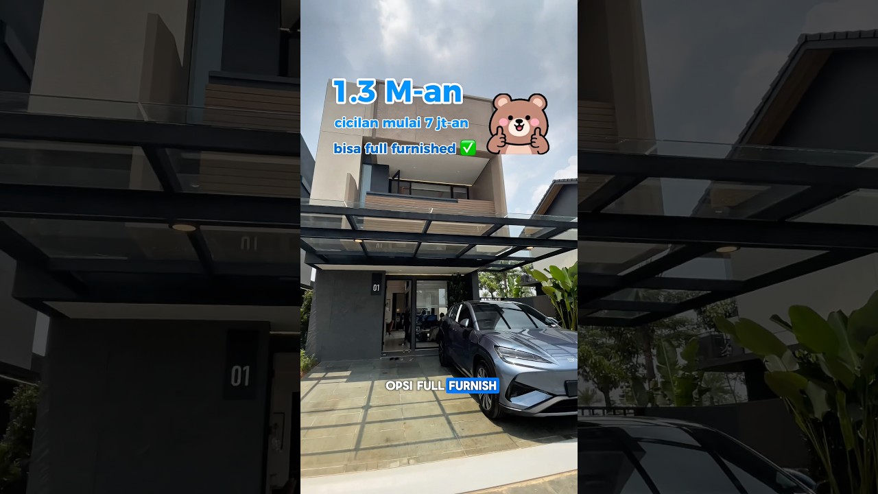 Cendana Alpha 2 lantai 5.3x15.5 park serpong #rumahminimalis #rumah #bsd #shortvideo #shorts