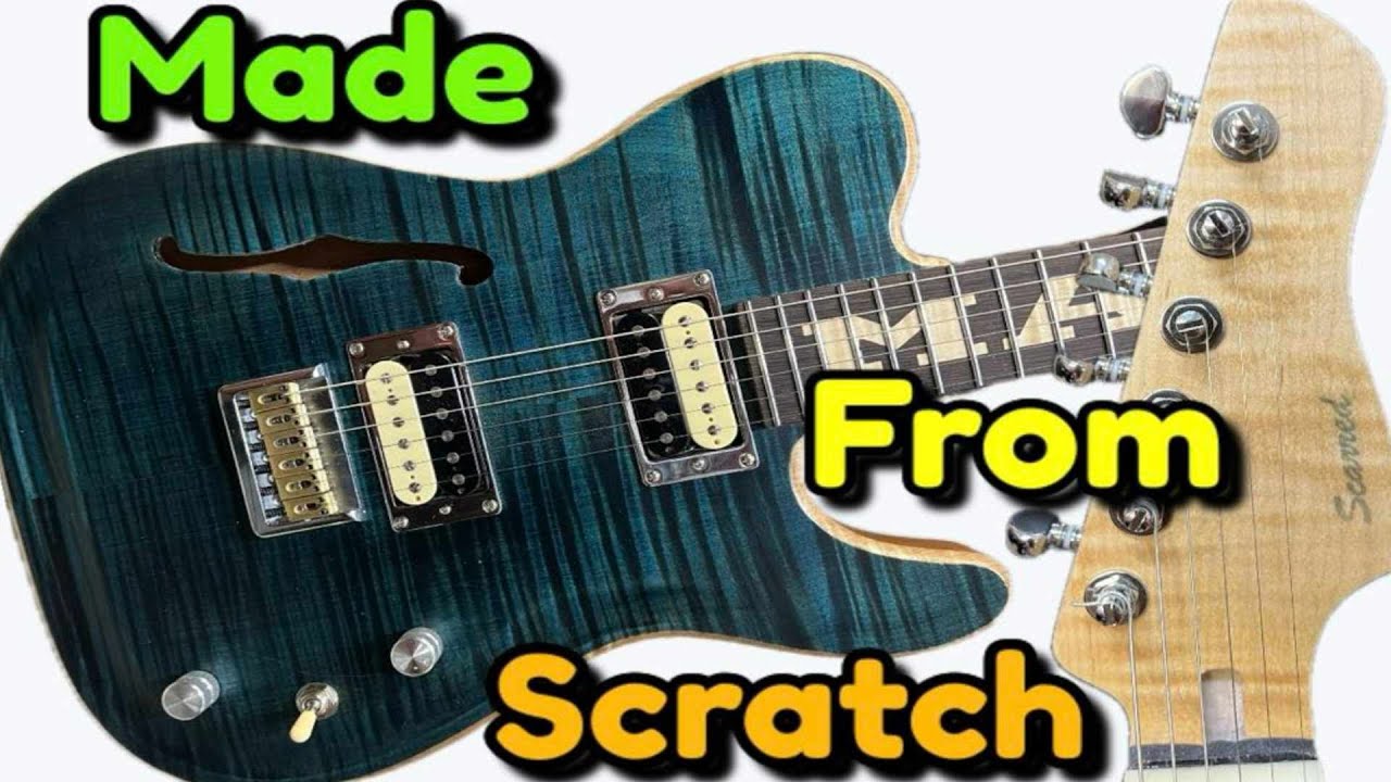 Я построил Telecaster с полым корпусом и эф-отверстием, а моя жена сделала для него звукосниматели!