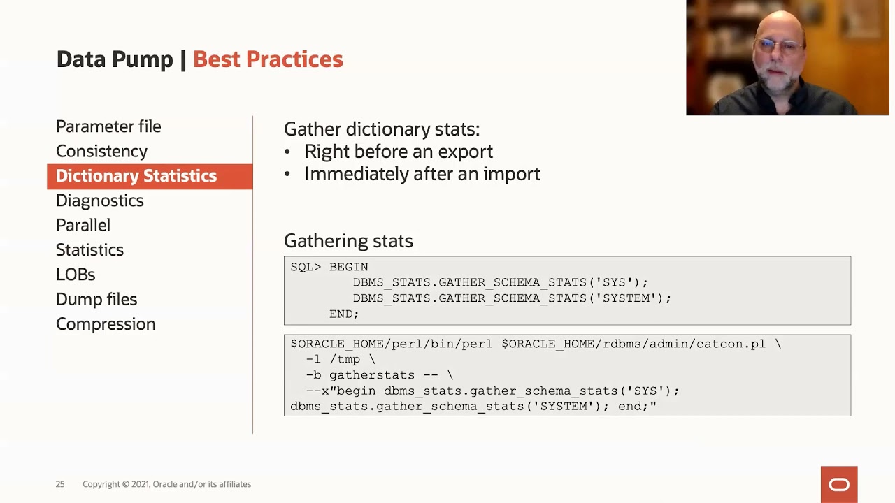Oracle Data Pump - Best Practices, part 1
