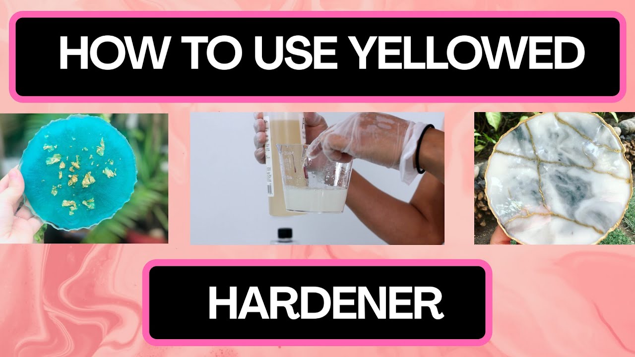 How to use Yellowed / Expired Hardener and Resin