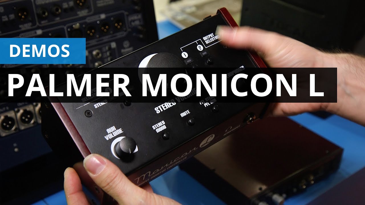 Palmer Monicon L, control de monitores a medida del home studio
