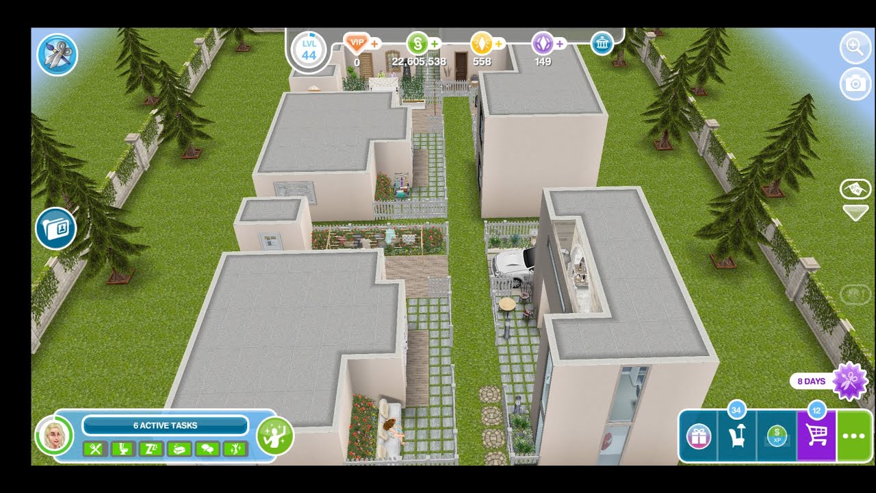 Sims Freeplay | Gated Community 🏠  Mini Homes