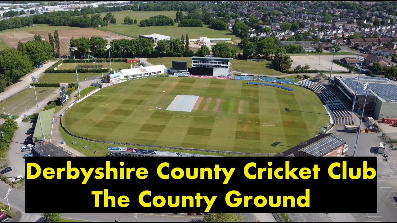Derbyshire County Cricket Club - The County Ground - 4K Drone