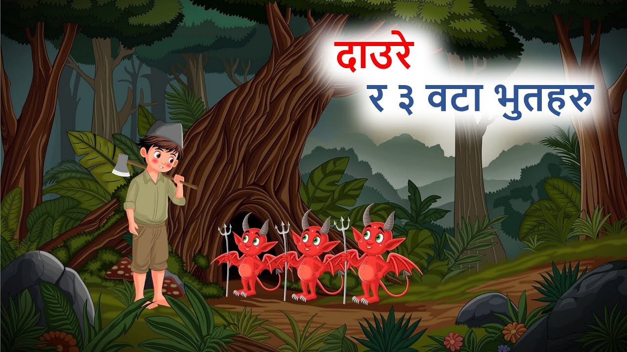 दाउरे र भूतको कथा ll नेपाली लोक कथा ll Daure ra Bhoot Ko Katha ll Nepali Katha ll Nepali Folk Story