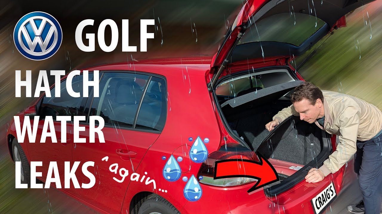 VW Golf hatch leaks, hunting a FRUSTRATING water leak - pt 2!