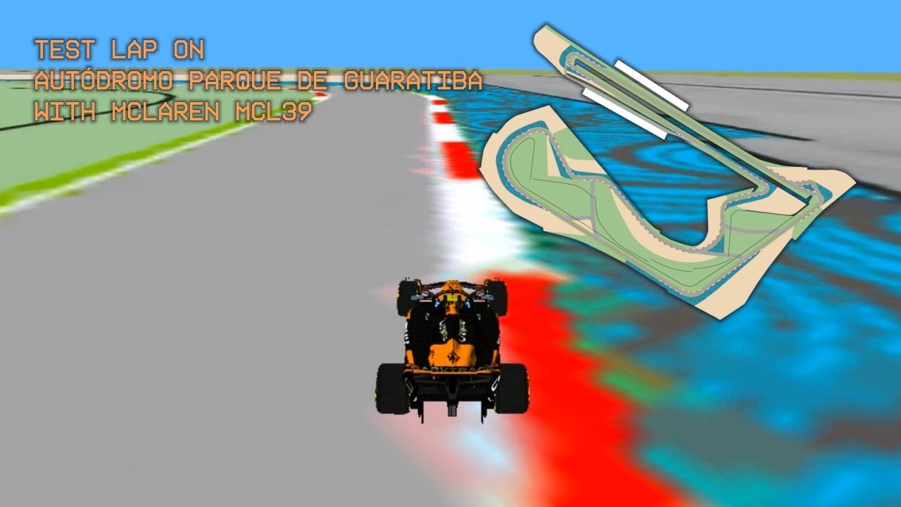 F1c test facility|test lap on Autódromo Parque de Guaratiba with McLaren MCL39 (25MXGP FP1 sound)