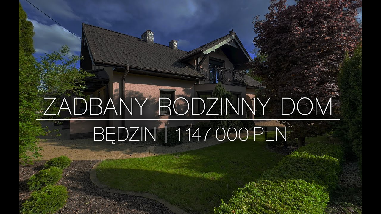 [SPRZEDANE] Zadbany i rodzinny dom z pięknym ogrodem | Będzin Łagisza.