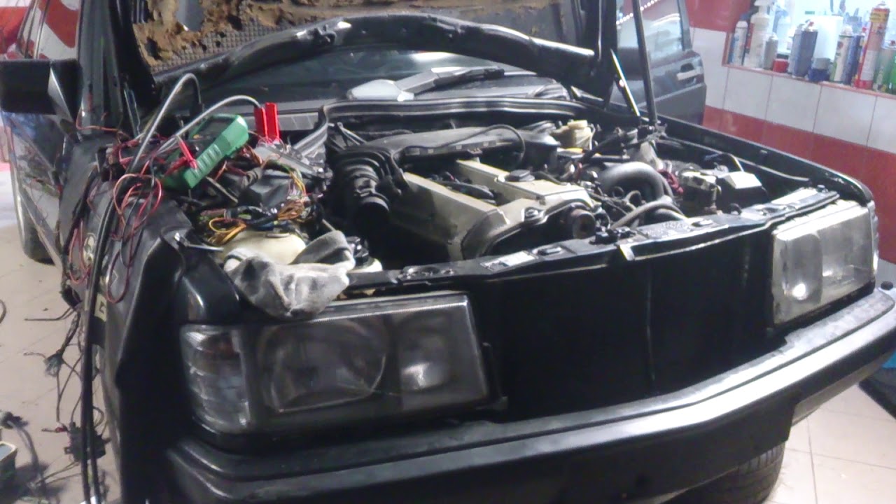 Mercedes 190 W201 M104 3.2 swap
