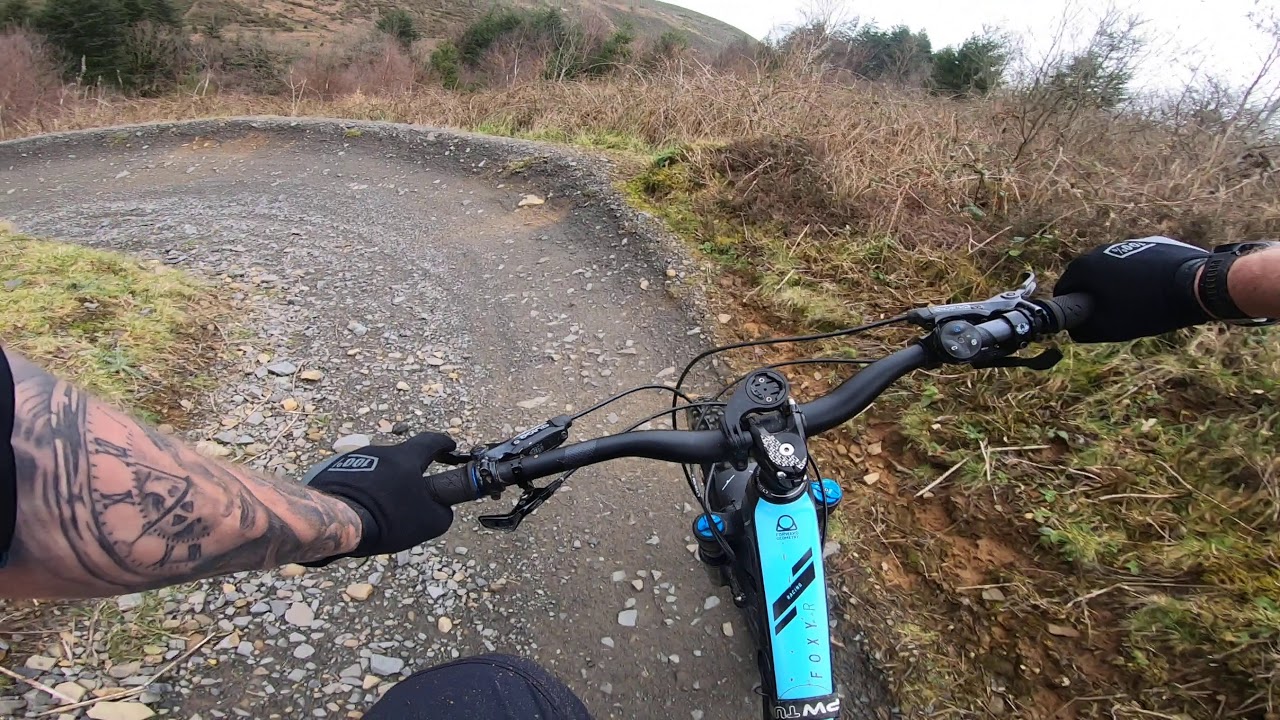 Afan forest, Widow maker section, blue scar trail