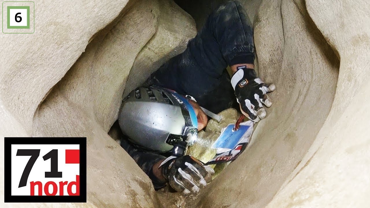 71° nord kjendis | Lars Erik sitter fast i en trang grotte | discovery+ Norge