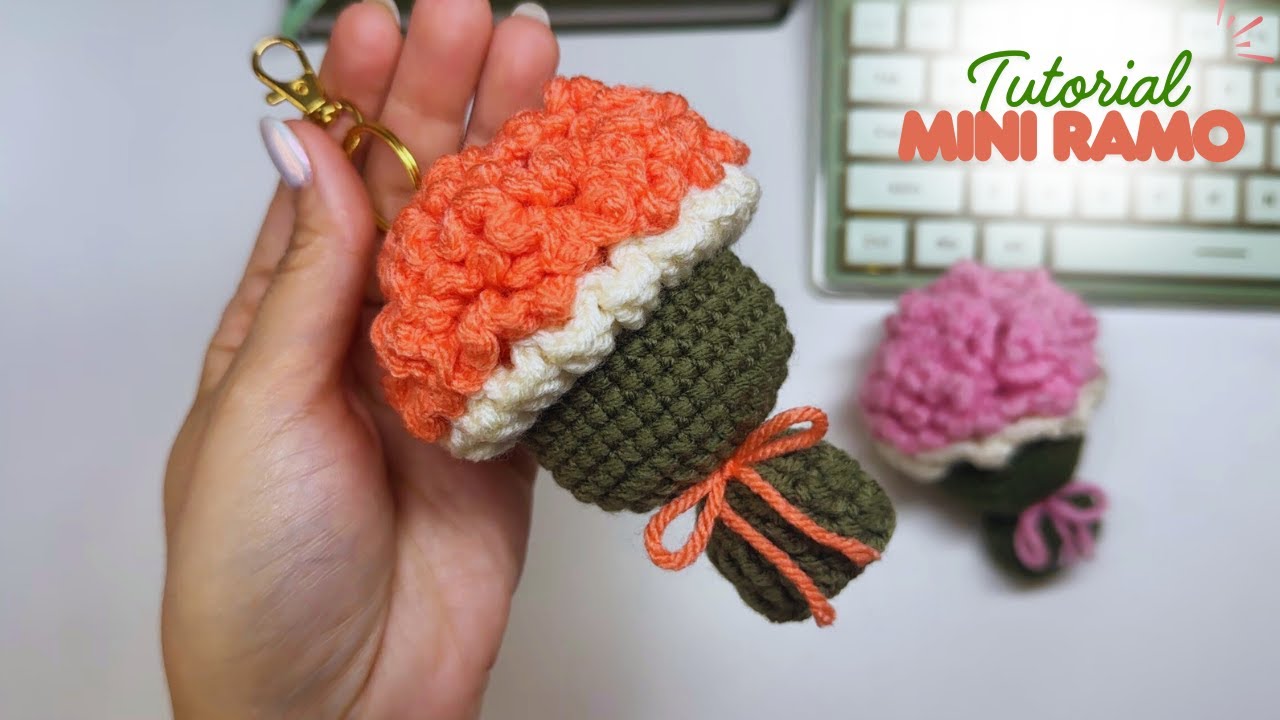 Mini Ramo | CROCHET TUTORIAL💚Mayelin Ros