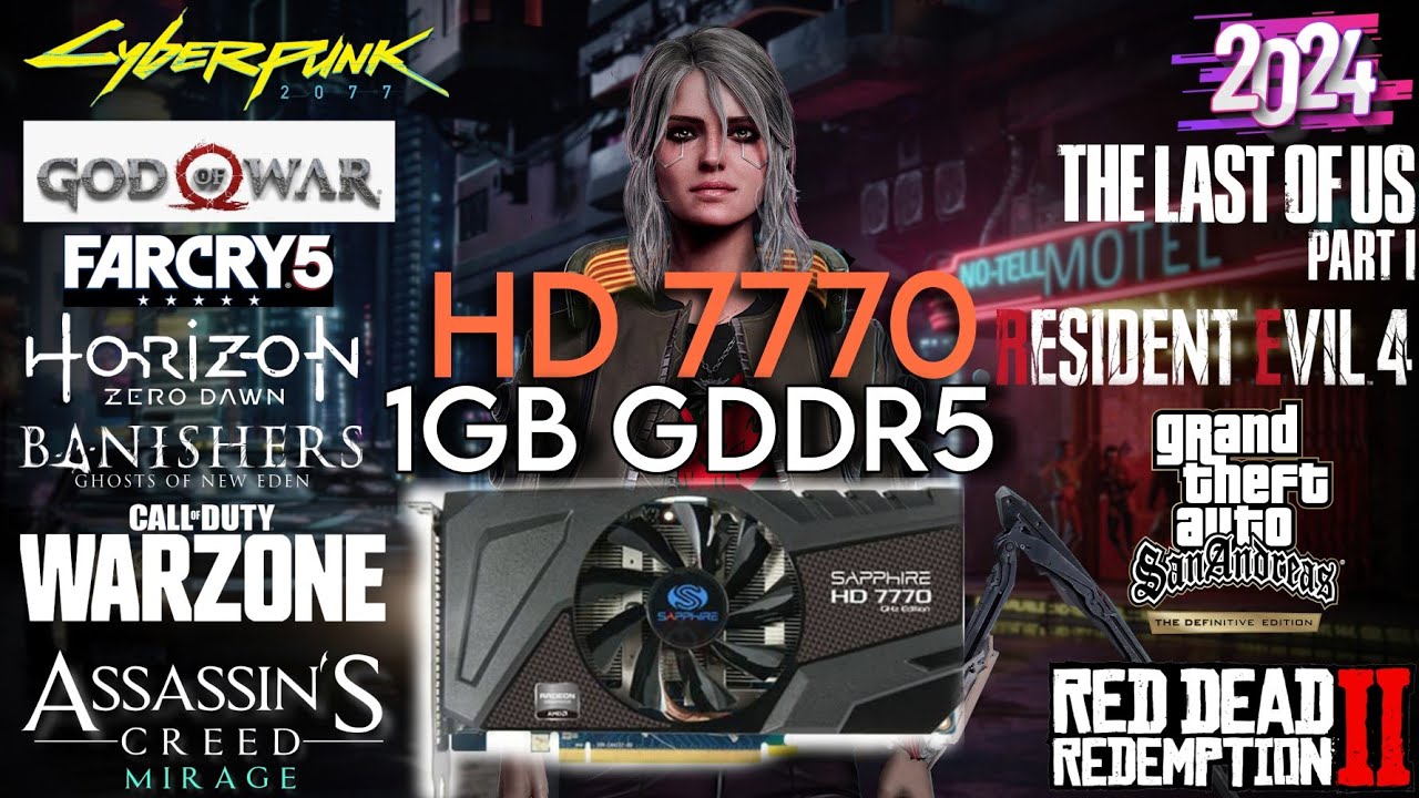 HD 7770 (1GB) In Early 2024 | Test In 15 Games | HD 7770 In 2024 !