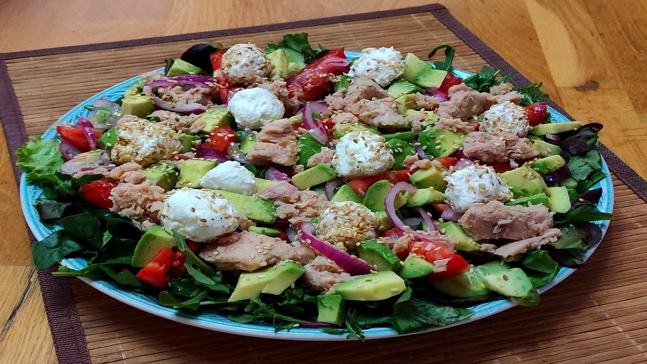 😋 САЛАТ З ТУНЦЕМ І АВОКАДО ЗА 10 хв  | TUNA  AVOCADO 🥑 SALAD IN  10 MINUTES