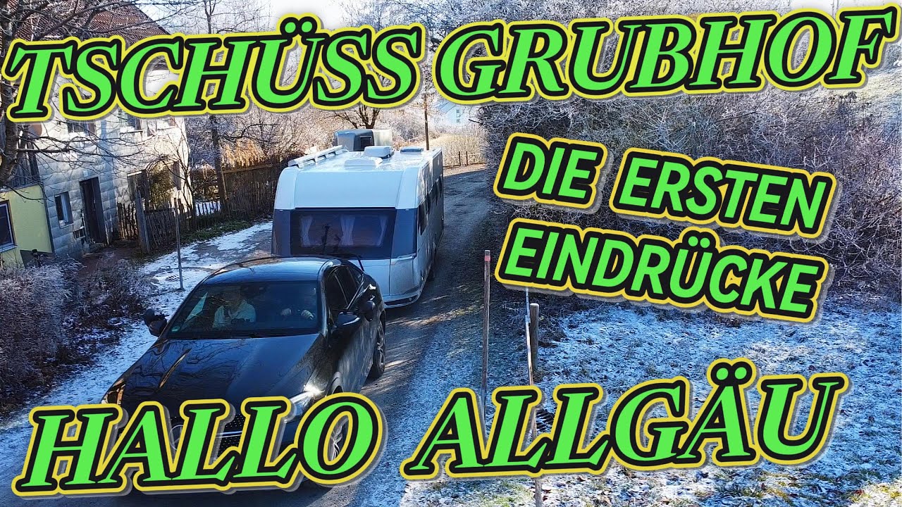 Wintercamping, jetzt geht's zu den Allgäu Campern ins Stüble – ein neues Abenteuer beginnt (Vlog 5)