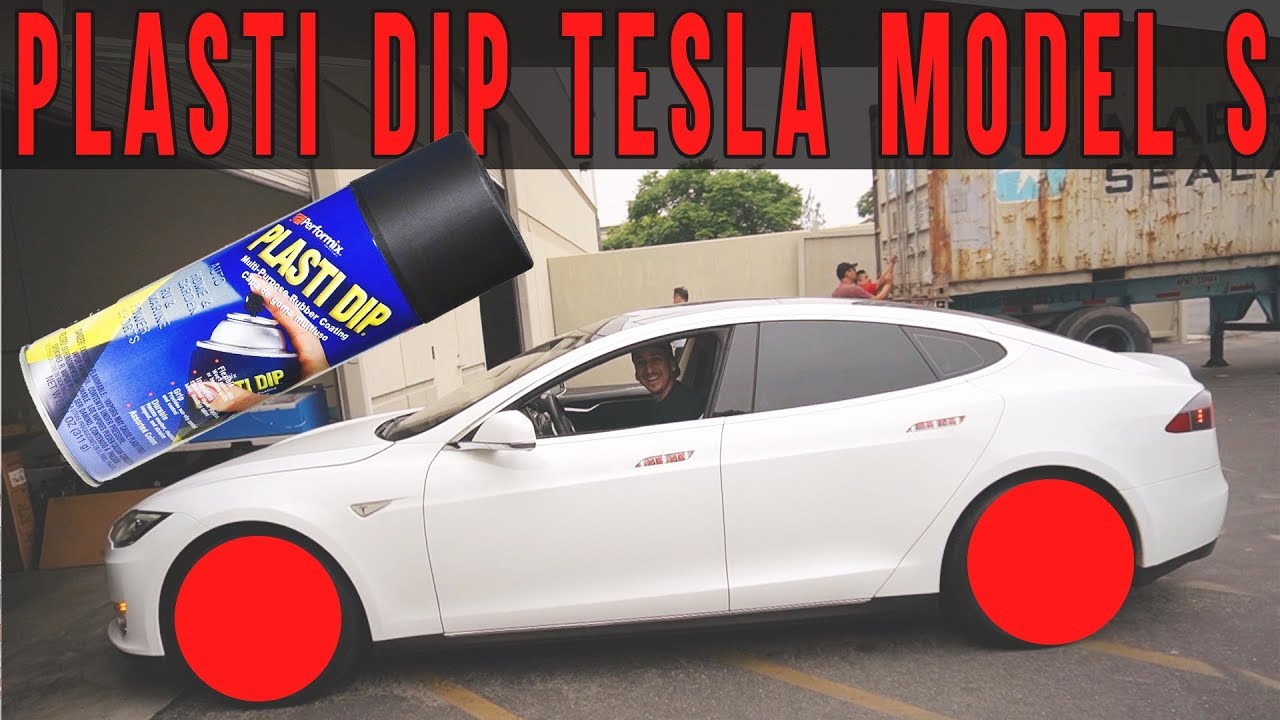 How to Plasti Dip Tesla Model S Wheels