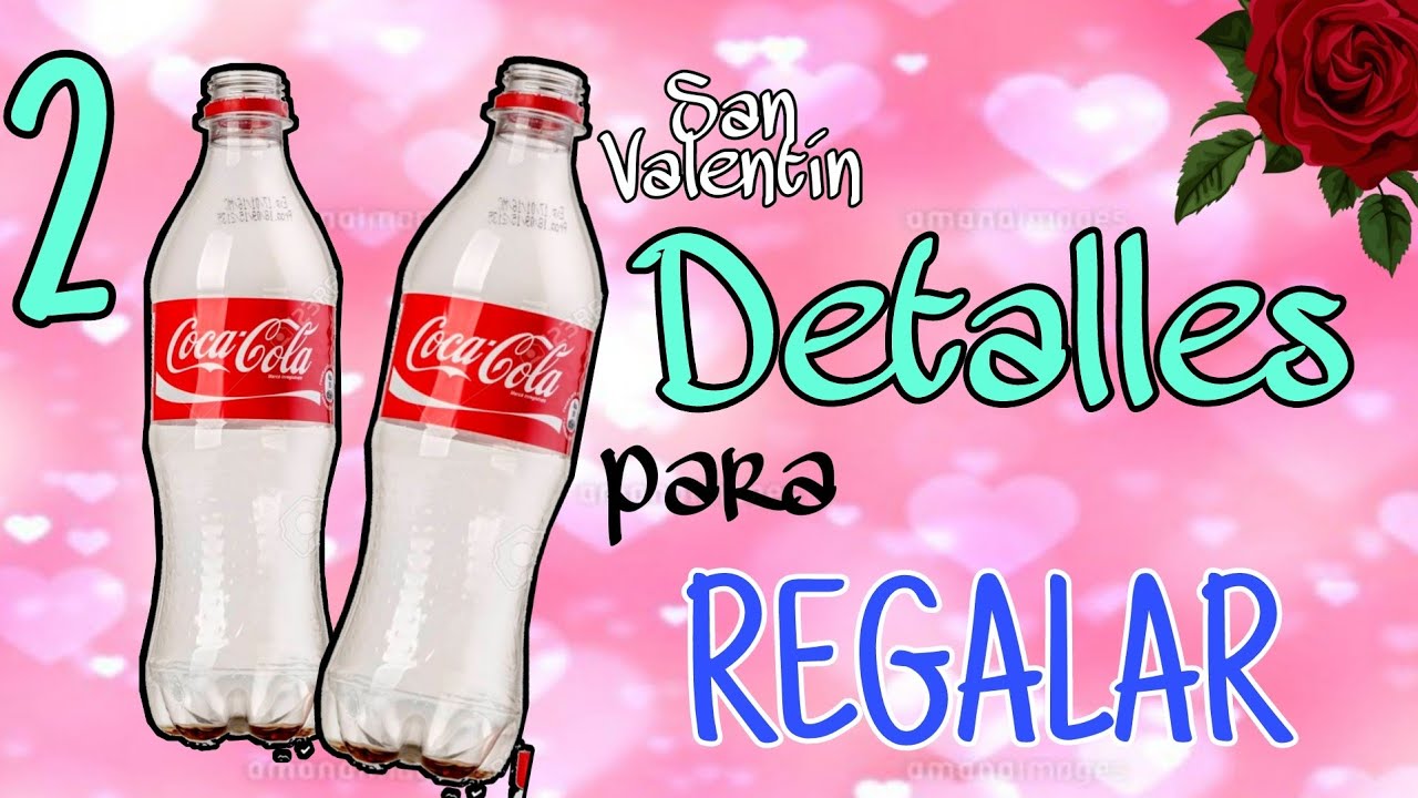 2 Super Detalles para Obsequiar en Fechas Especiales con BOTELLAS PLASTICAS| Garrafa Pet