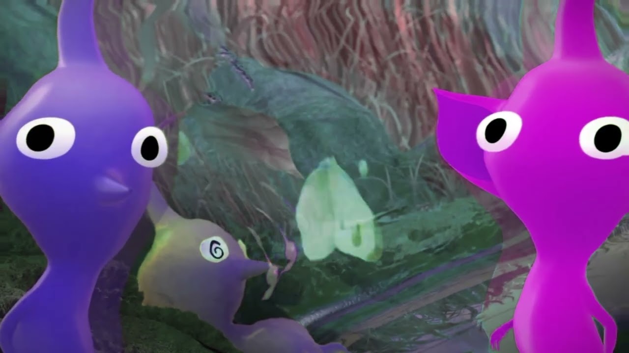 Catching Pikmin/come closer the three Pikmin because passed out the together them/inspired#preview 