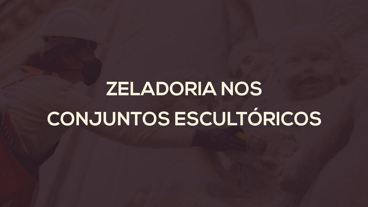 Zeladoria nos conjuntos escultóricos do Palácio Piratini