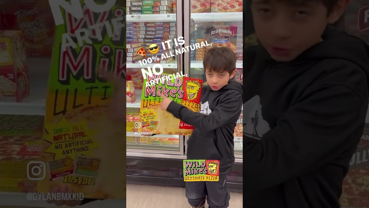Wild Mike&rsquo;s Ultimate Pizza 🍕#wildmikespizza #dylanbmxkid #ninja #viral  #100percent  Check it Out!!