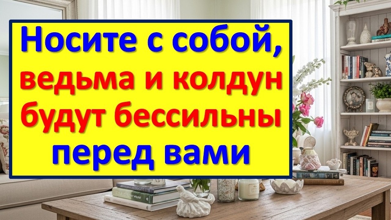 3 признака, что на вас удар! Носите это с собой, и колдун и ведьма будут бессильны. Как защититься.