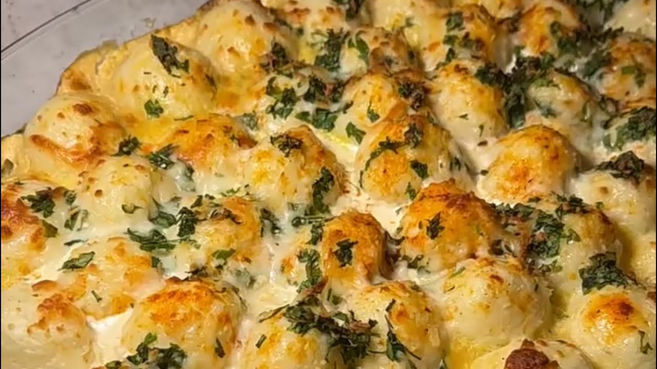 صينية كرات البطاطس اللذيذة 😋✨……. ماما سارة