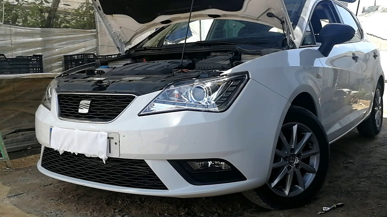 Como cambiar faros de seat ibiza 6j 2013