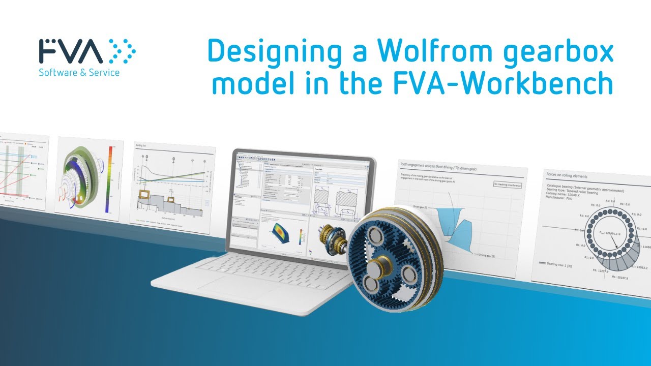 Designing a Wolfrom gearbox model in the FVA-Workbench