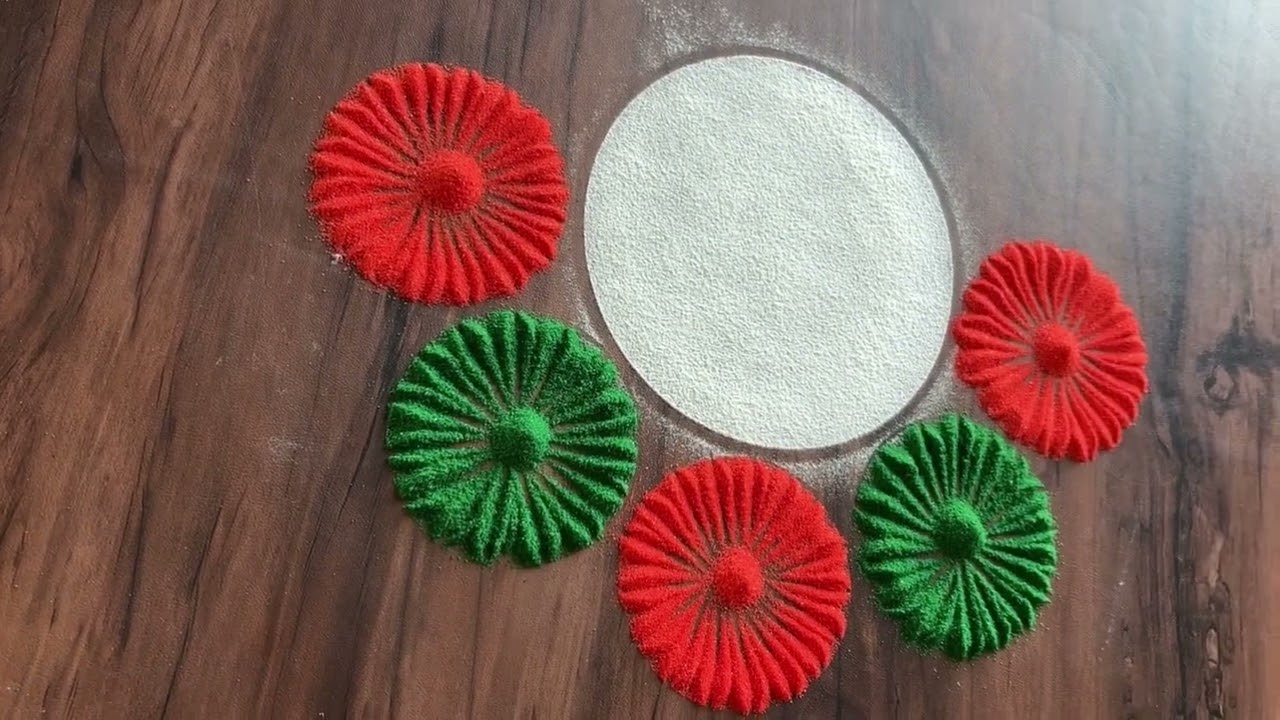 4 वेगवेगळ्या रांगोळ्या खास 26 जानेवारी साठी 🇨🇮republic day rangoli 🇨🇮👍plz like share n subscribe 👍🙏🙏
