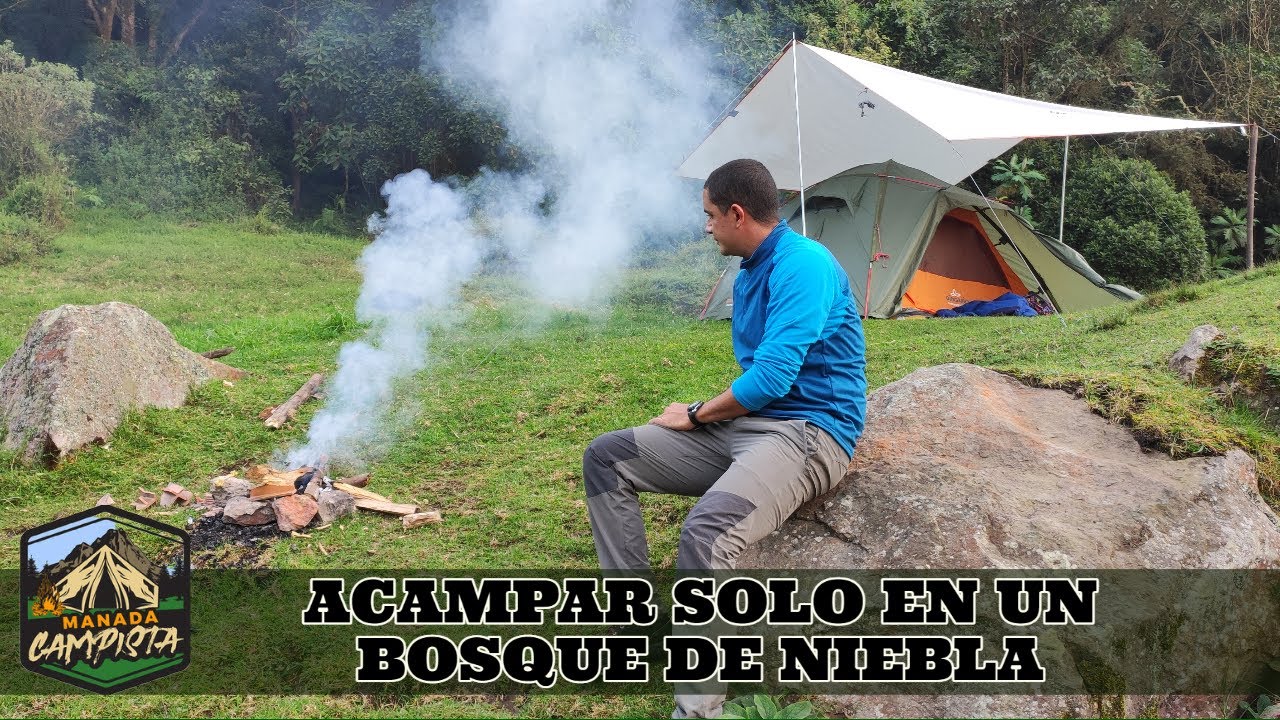 Acampando en un Bosque de Niebla