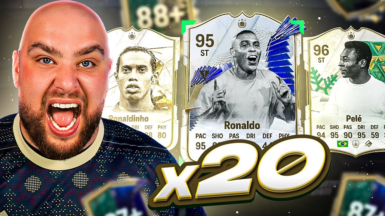 I Opened 20x WINTER WILDCARDS OR TOTY ICON PLAYER PICKS!