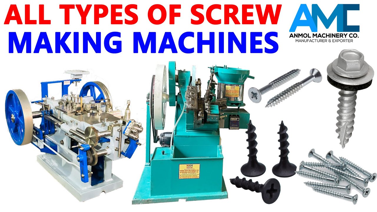 SCREW MAKING MACHINES | DRYWALL SCREW | SELF DRILLING SCREW | HEADER MACHINE| ROLL THREAD MACHINE