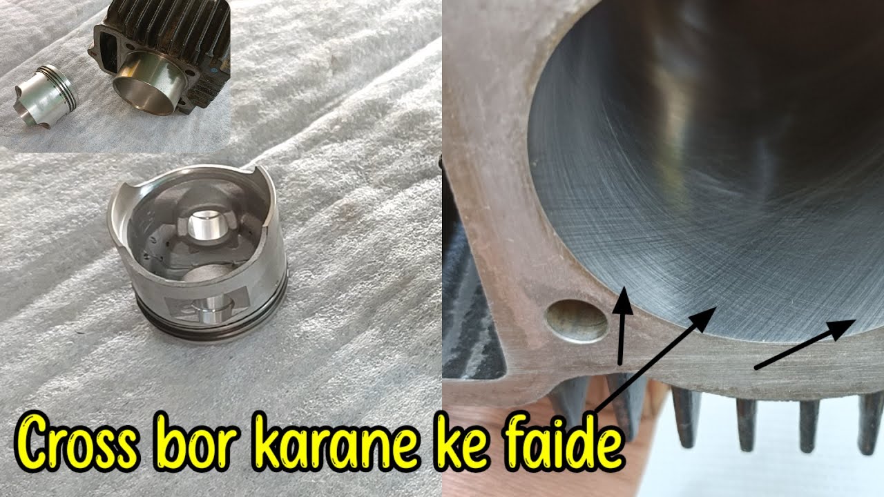 Cross bor kiyo karna chahiye, New cylinder block mai cross bor kiyu hota hai Hero Honda