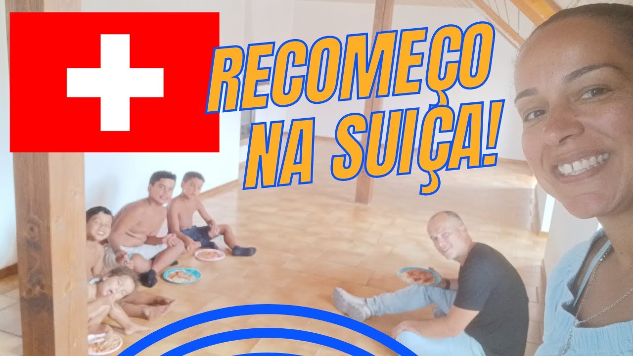 Nosso Início na Suíça: Levar as Crianças à Escola e Receber as Chaves do Novo Lar!