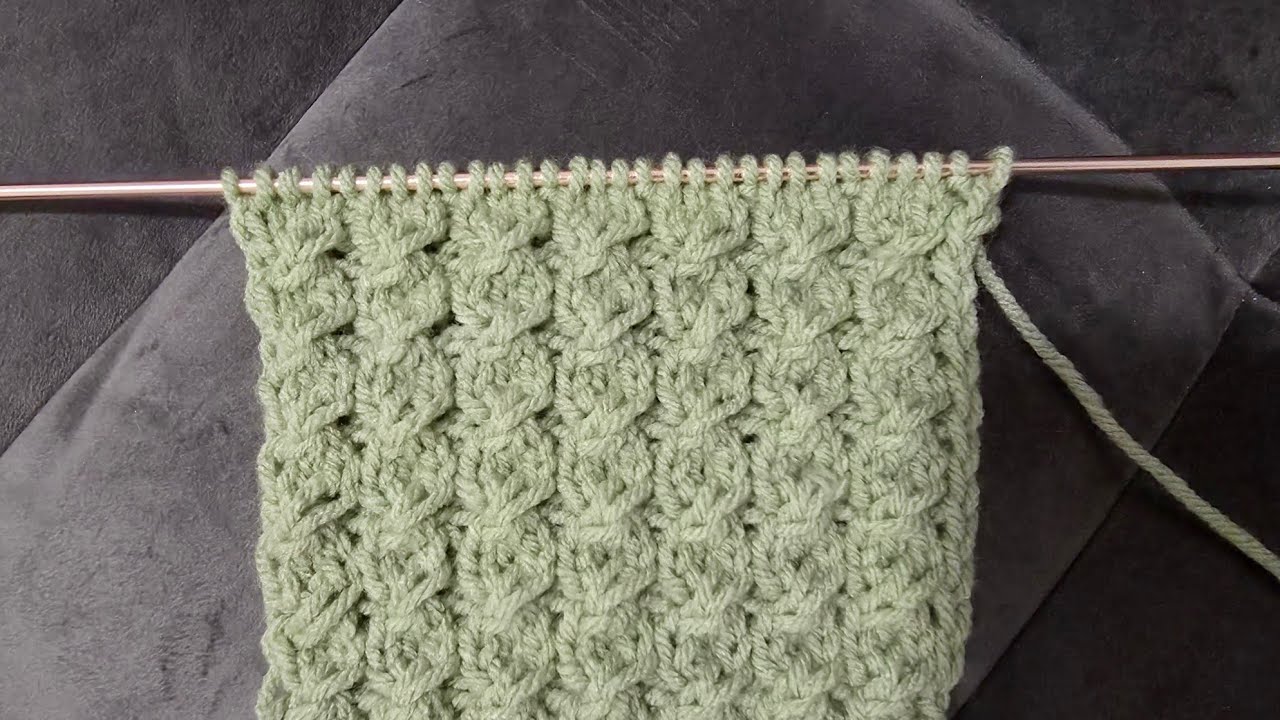 Unusual rib pattern.#knitting #handmade
