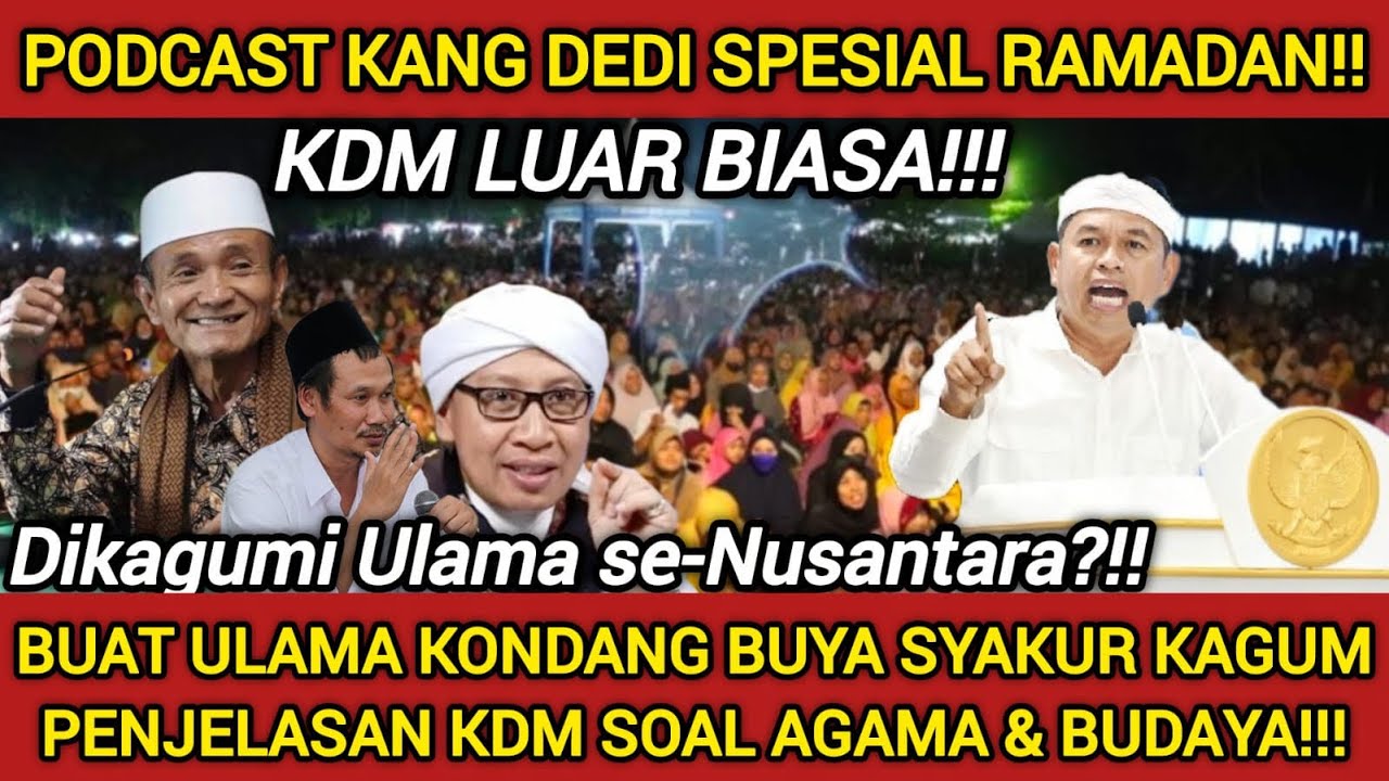 BUSET‼️SIAPA KDM SEBENARNYA?! INI DIALOG AGAMA DI HADAPAN BUYA SYAKUR YASIN SENIORNYA BUYA YAHYA!!