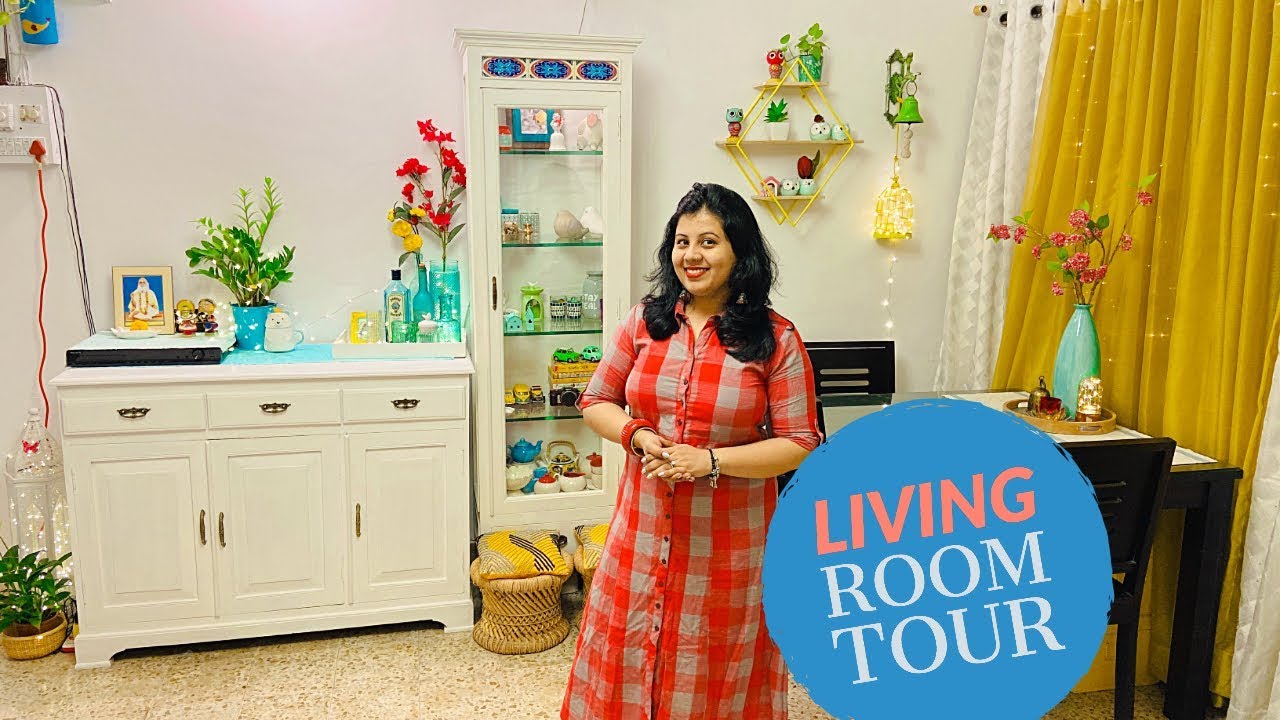 Living Room Tour | Indian Small Living Room Organization, Decoration Ideas & Makeover | Diwali 2019