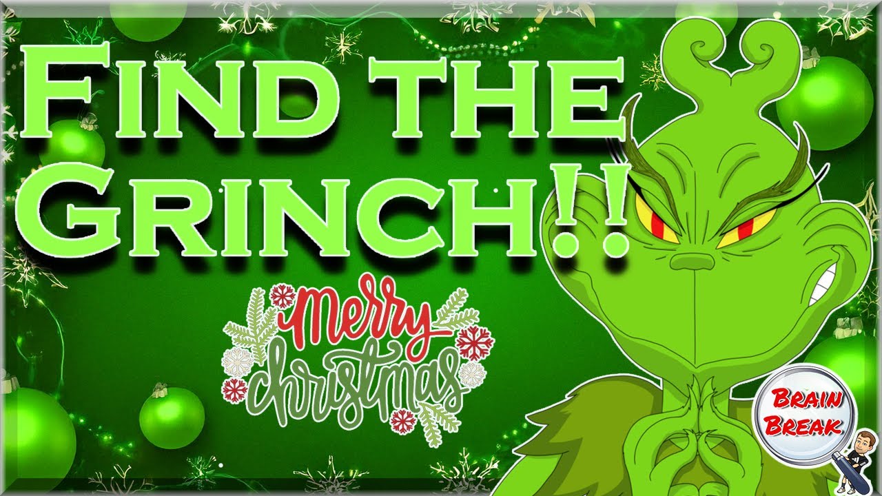 Find the Grinch! | Christmas Fitness Games for Kids | Spot-It | iSPY | GoNood