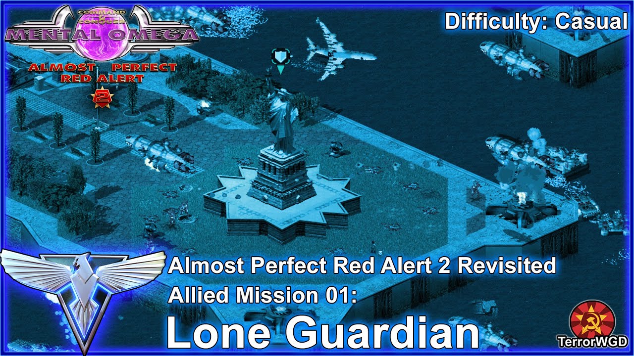 Mental Omega 3.3.6│Almost Perfect Red Alert 2│Allied Mission 1│Lone Guardian Revisited
