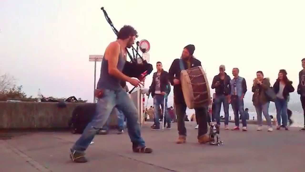 Insane Heavy Metal Bagpiper in Switzerland / Dudelsackspieler in Zürich #2