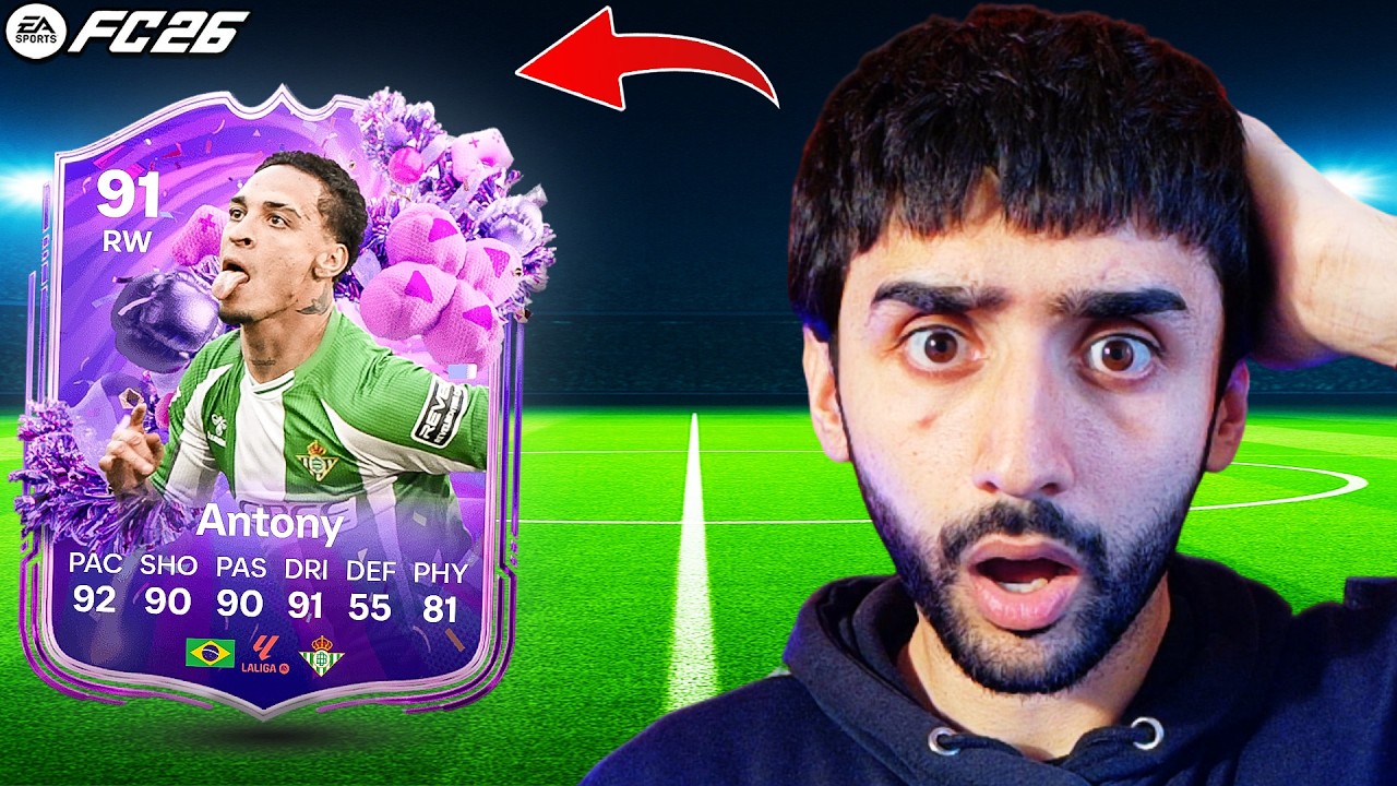 THE FIDGET SPINNER😂 91 RW FUT Birthday Antony FC 26 Players Review
