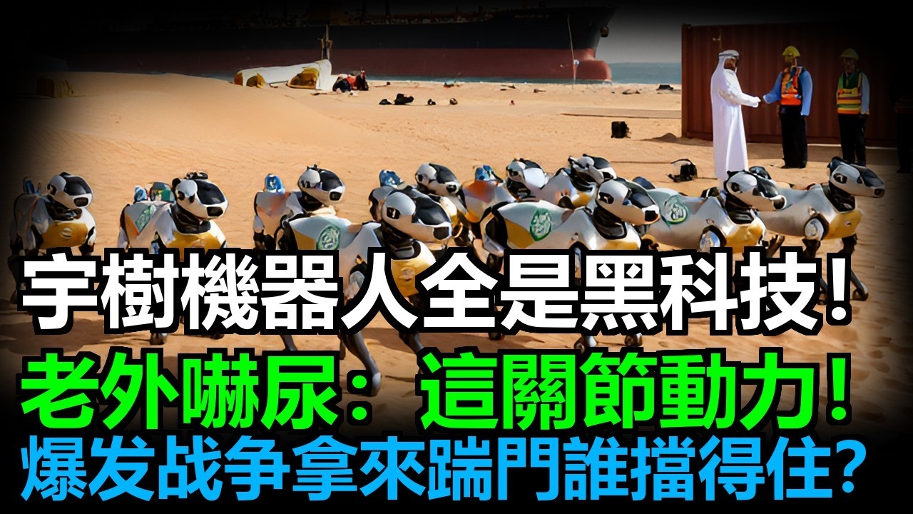 宇樹機器人黑科技曝光，恐怖關節動力引發軍事圈地震：這要是戰爭拿來暴力踹門，全世界誰能擋得住這種「鋼鐵洪流」？ #宇樹機器人#宇樹#春晚#中國春晚#武bot
