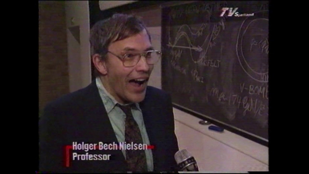 Holger Bech Nielsen fortæller om tidsmaskiner - 1996