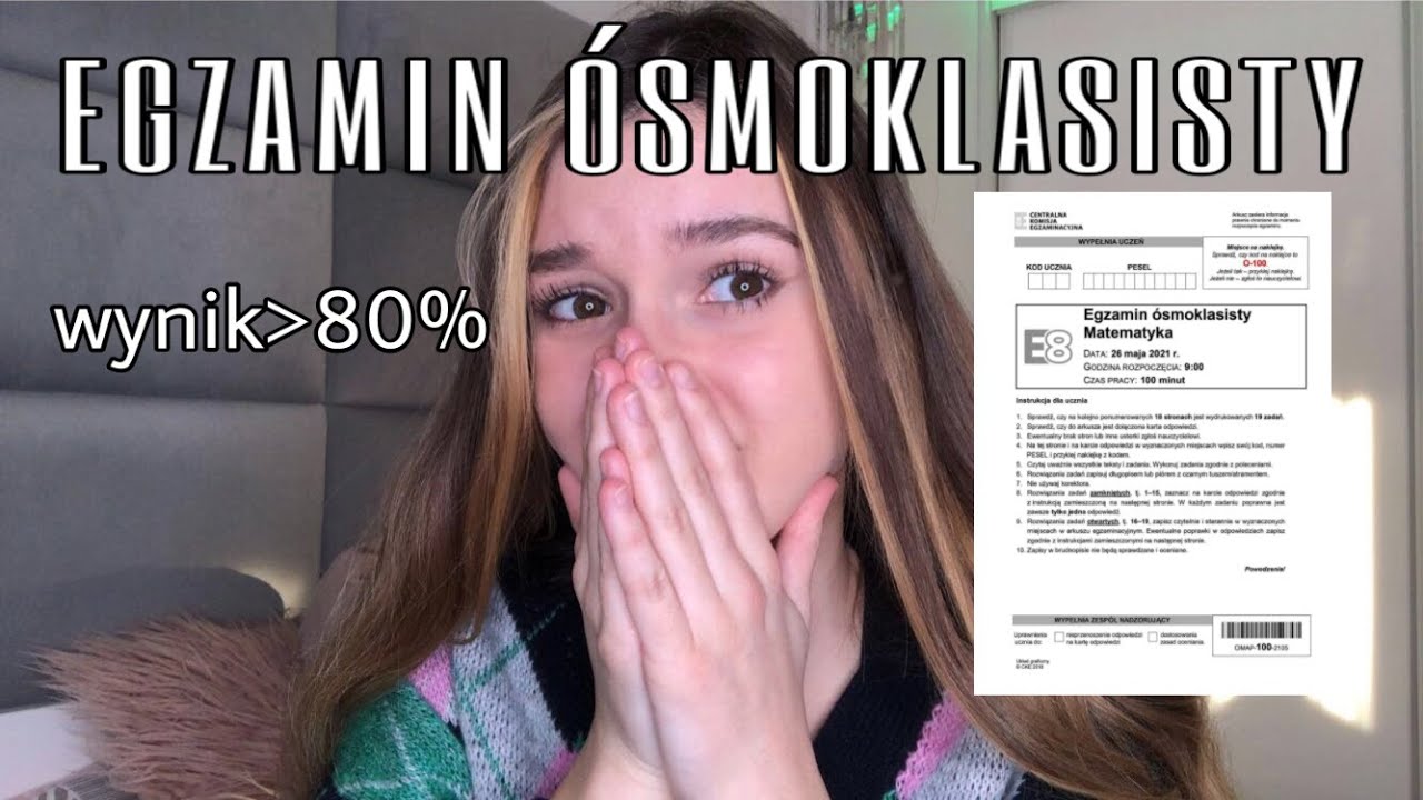 JAK PRZYGOTOWAĆ SIĘ DO EGZAMINU ÓSMOKLASISTY? | mały poradnik📚