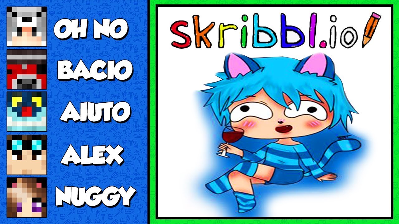 PORTO I MIEI AMICI A DISEGNARE SU SKRIBBL.IO!!!