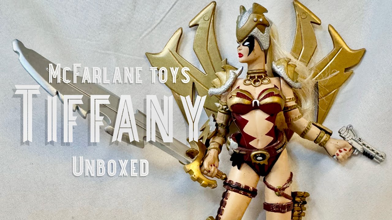 Classic Vintage McFarlane Toys Tiffany Action Figure 1996 - Unboxing